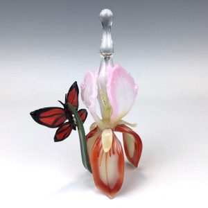 Iris &Monarch Butterfly Perfume Bottle – Loy Allen